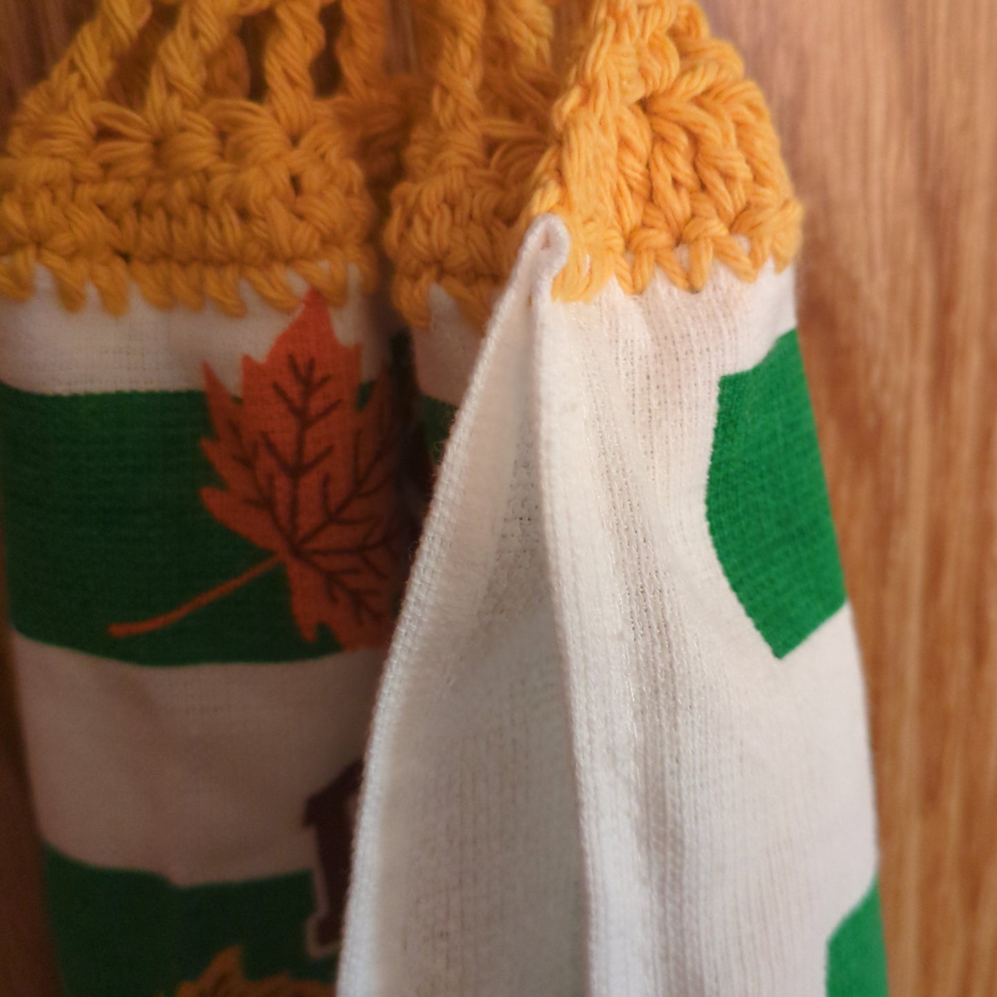 Family, Fall, Football Double Hanging Kitchen Towel