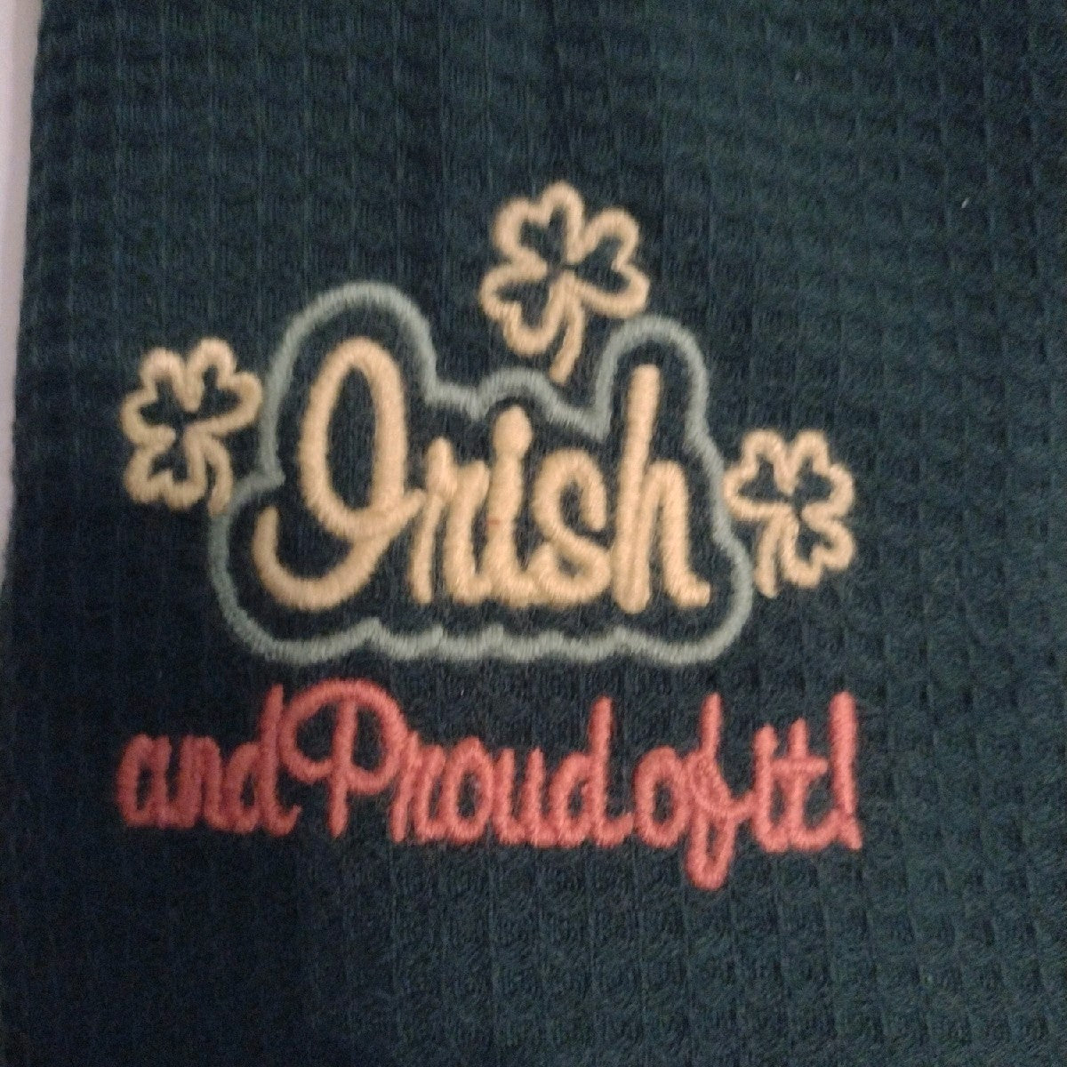 Irish Proud Embroidered Kitchen Towel