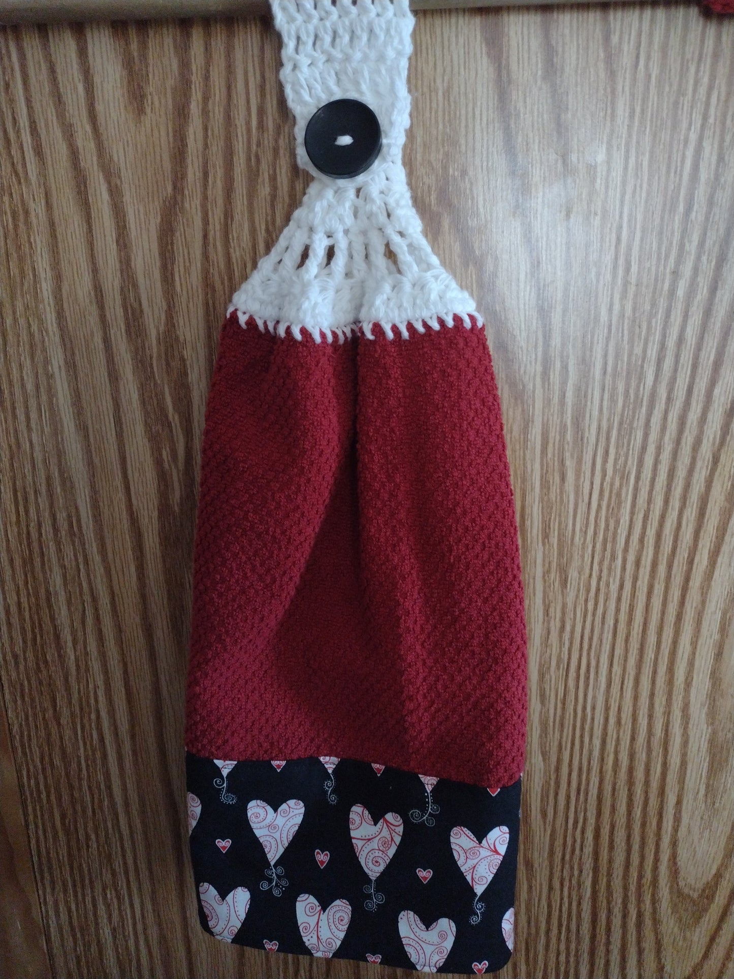 Big Heart Double Hanging Kitchen Towels